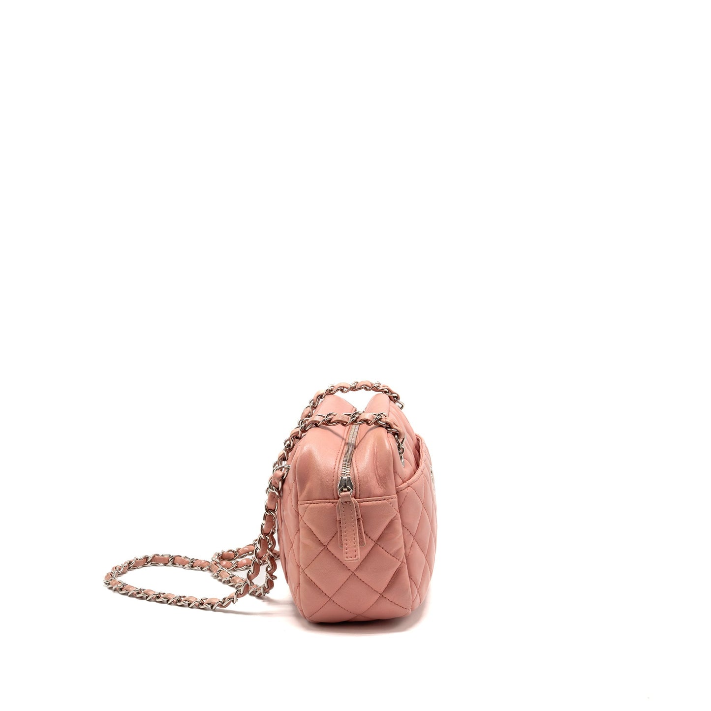 Chanel CC Camera Lambskin SHW Pink Handbag