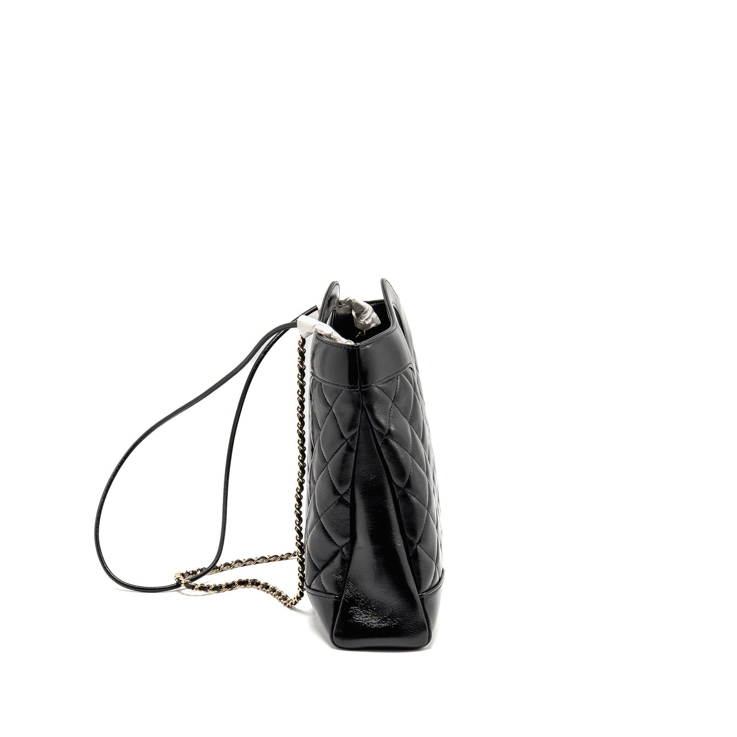 Chanel 31 shiny lambskin LGHW microchip Black Handbag