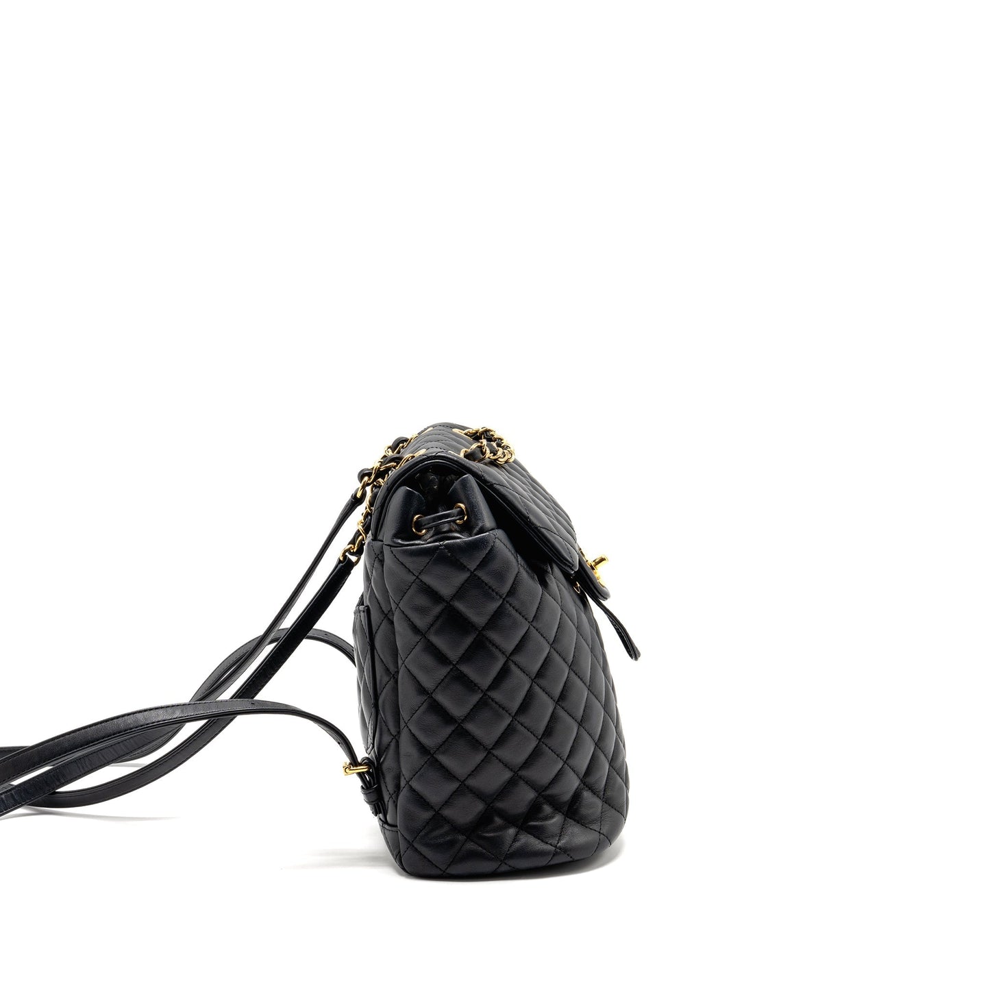 Chanel Urban Spirit Quilted Backpack Calfskin GHW Black Small