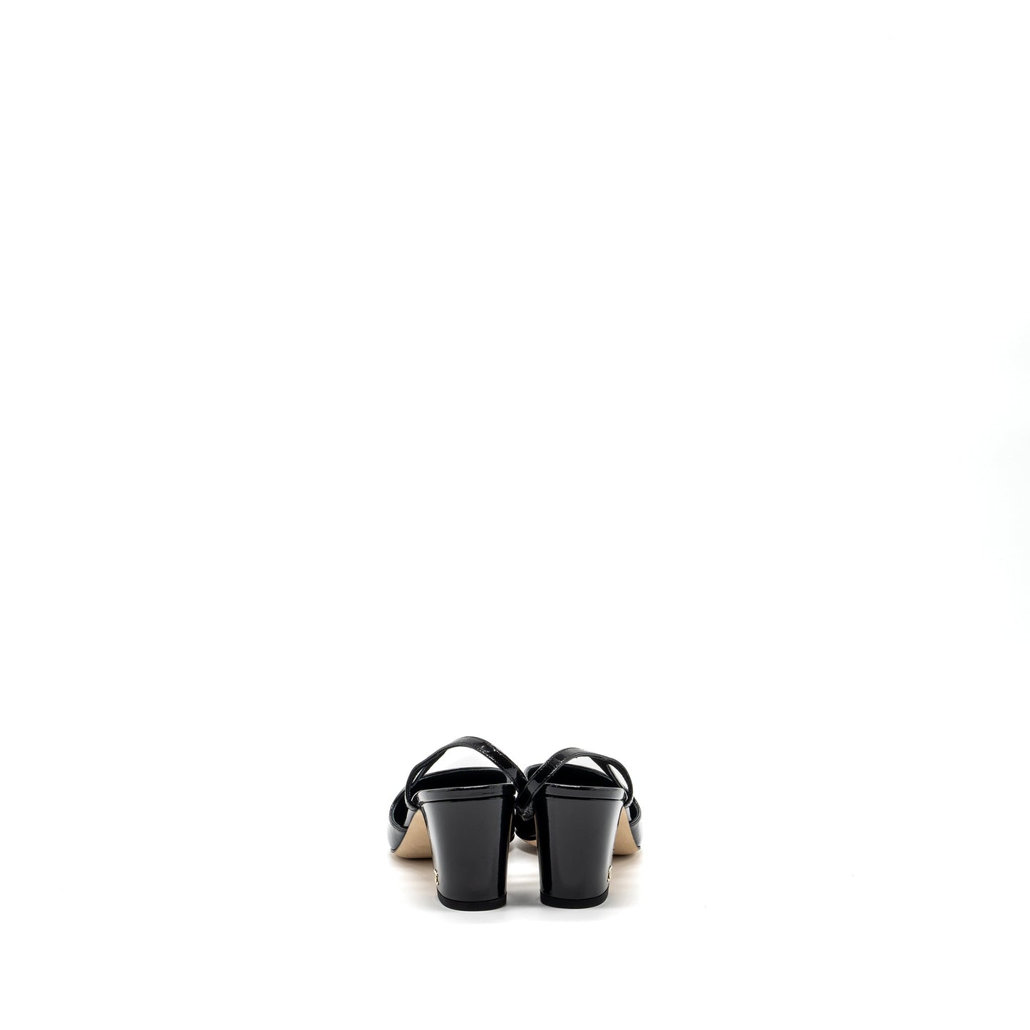 Chanel 22k ck LGHW Black Shoes