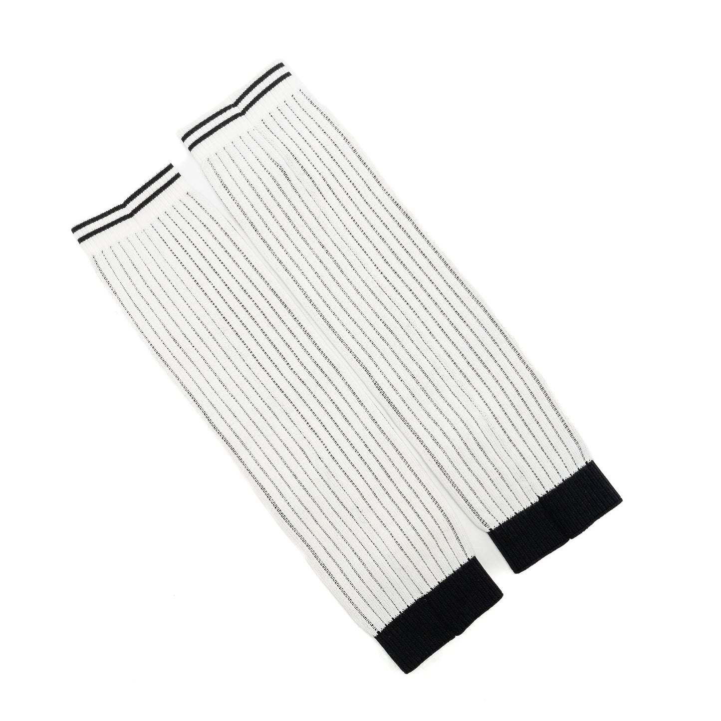 Chanel 24c CC Logo Gaiters Leg Warmers White Handbag
