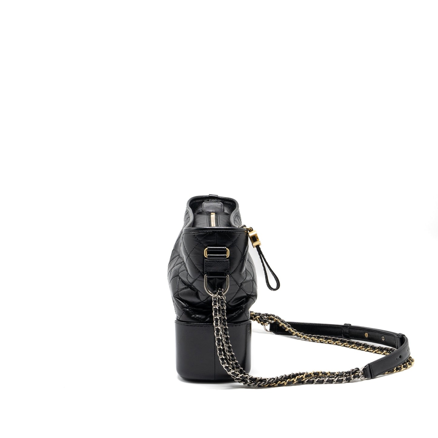 Chanel Gabrielle Hobo Aged Calfskin Hardware Multicolour Black Shoulder Bag Hardware 3