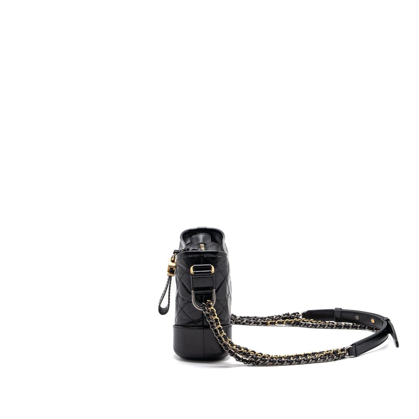 Chanel gabrielle hobo calfskin hardware Multicolor Multicolour Black Small Shoulder Bag Hardware 1