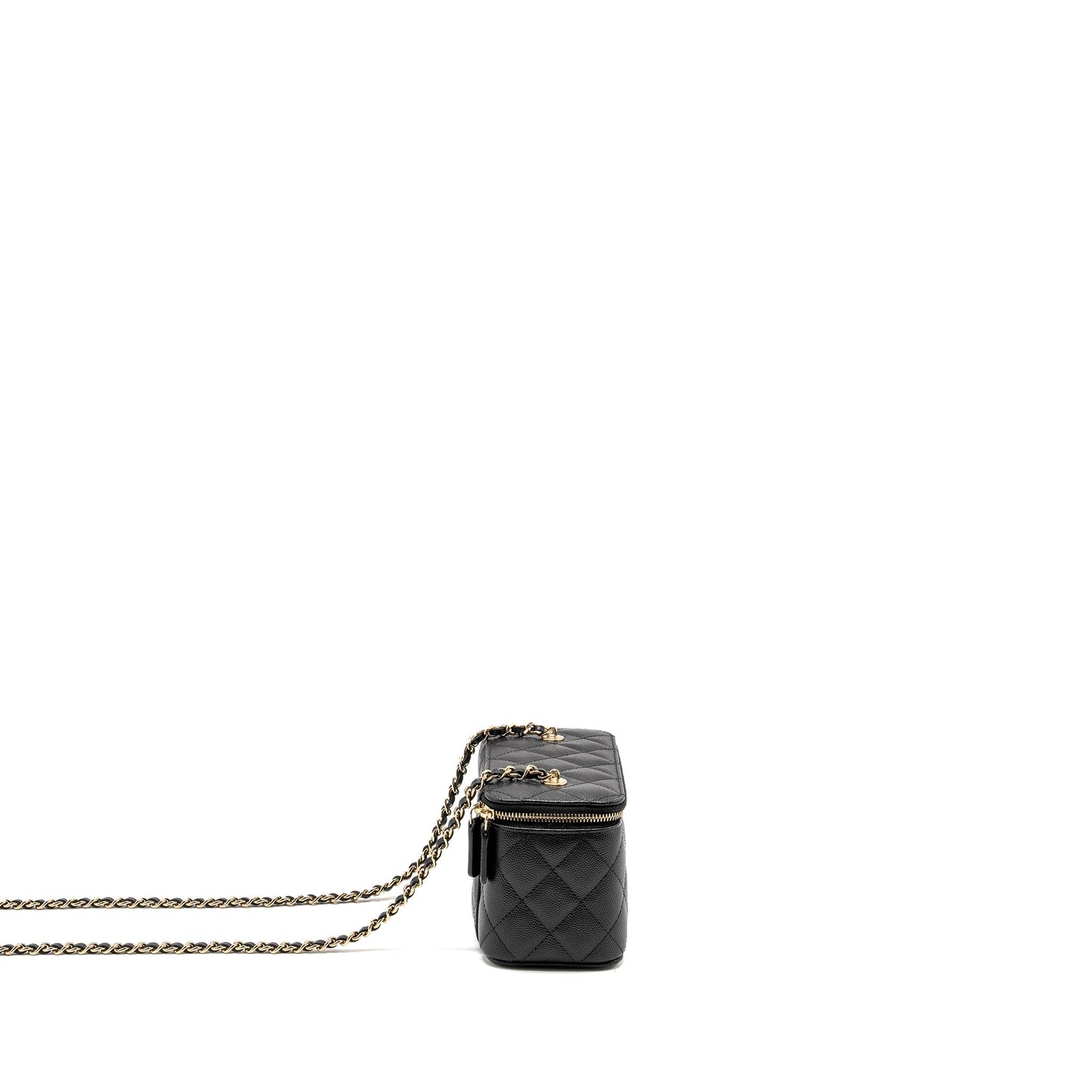 Chanel Long Vanity Caviar LGHW Black Handbag Lghw 2
