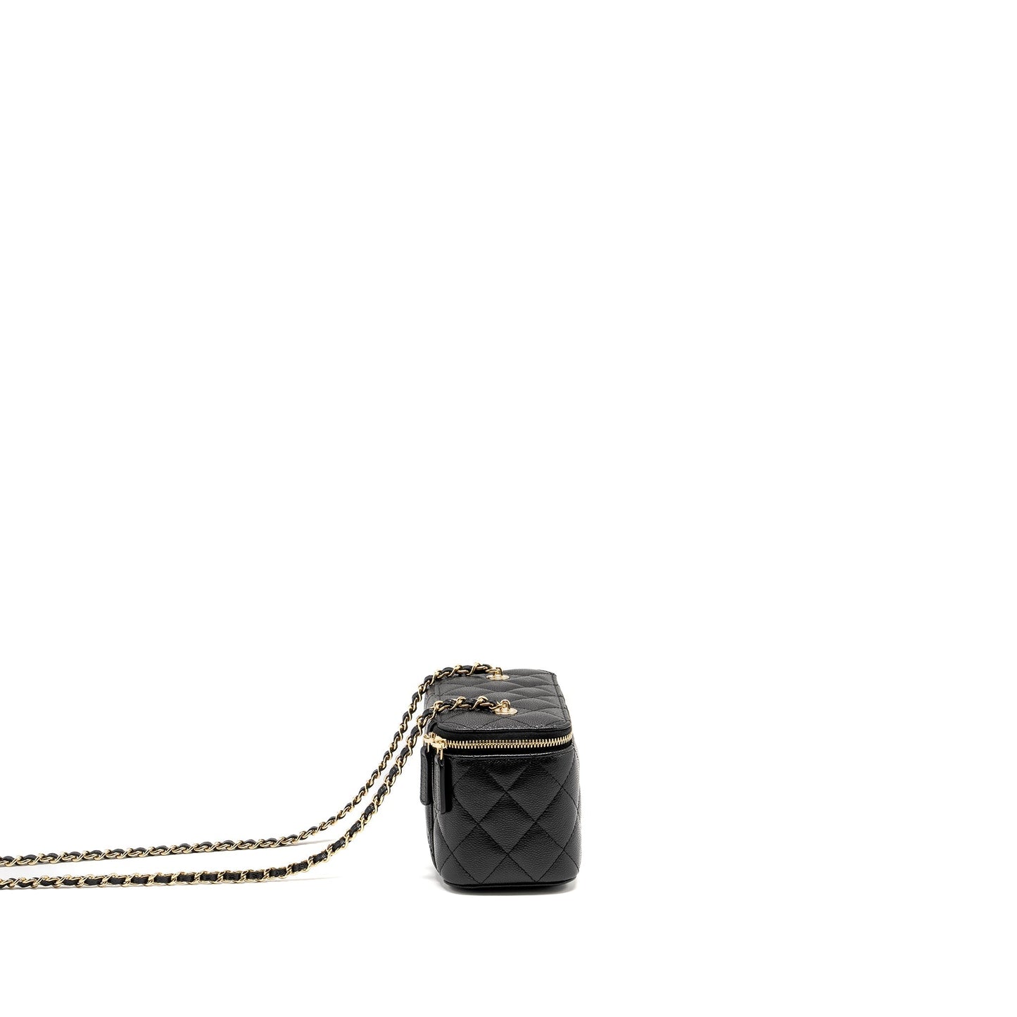 Chanel Long Vanity Caviar LGHW microchip Black Handbag Microchip 2