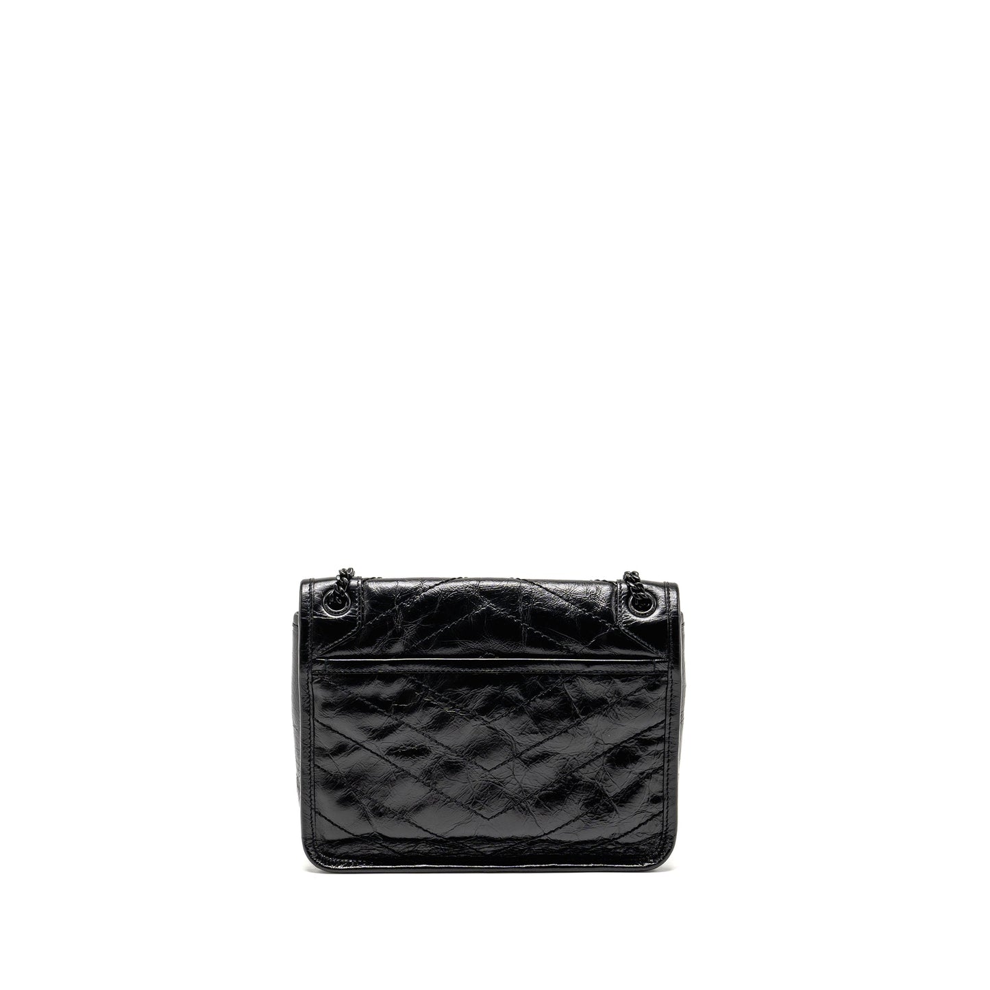 YSL Saint Laurent Baby Niki Purse Calfskin So Travel Bag Black