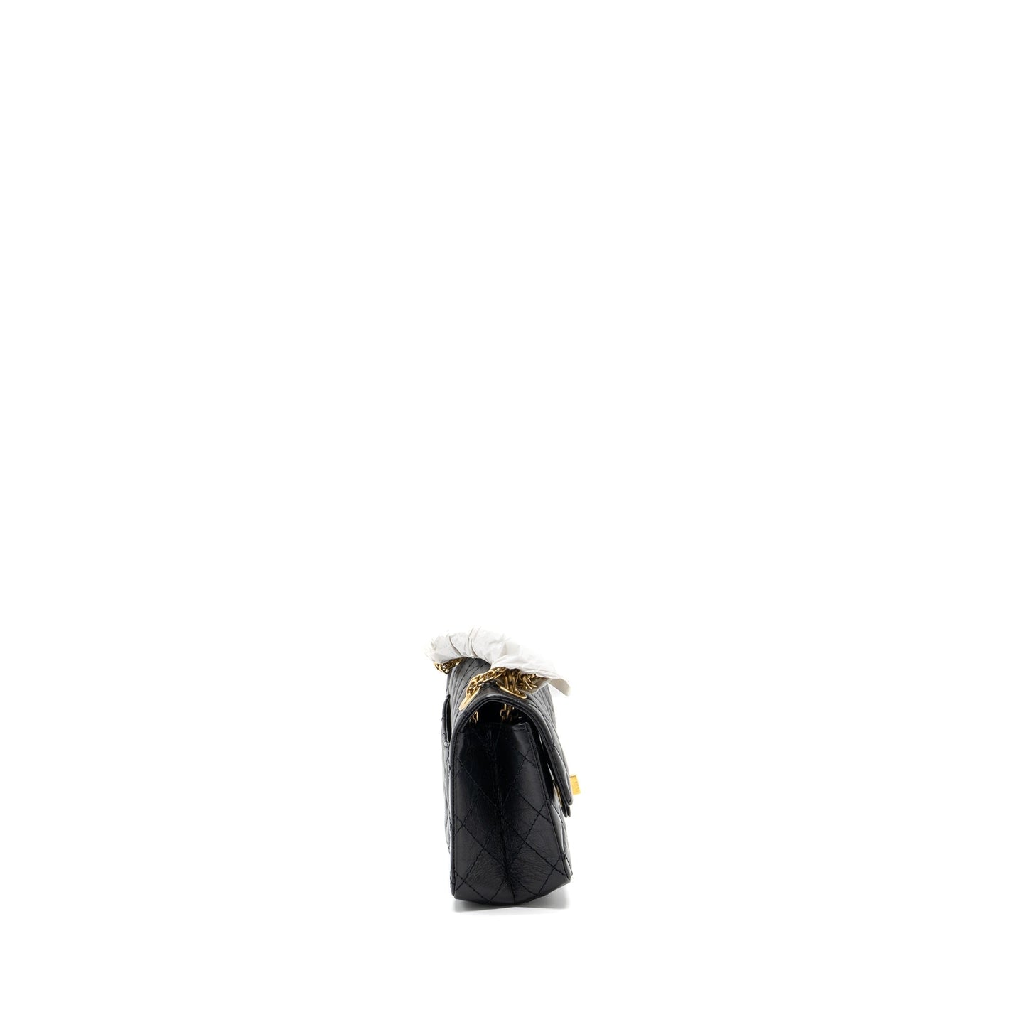 Chanel 2.55 Reissue Flap Aged Calfskin GHW Black Shoulder Bag Microchip 1