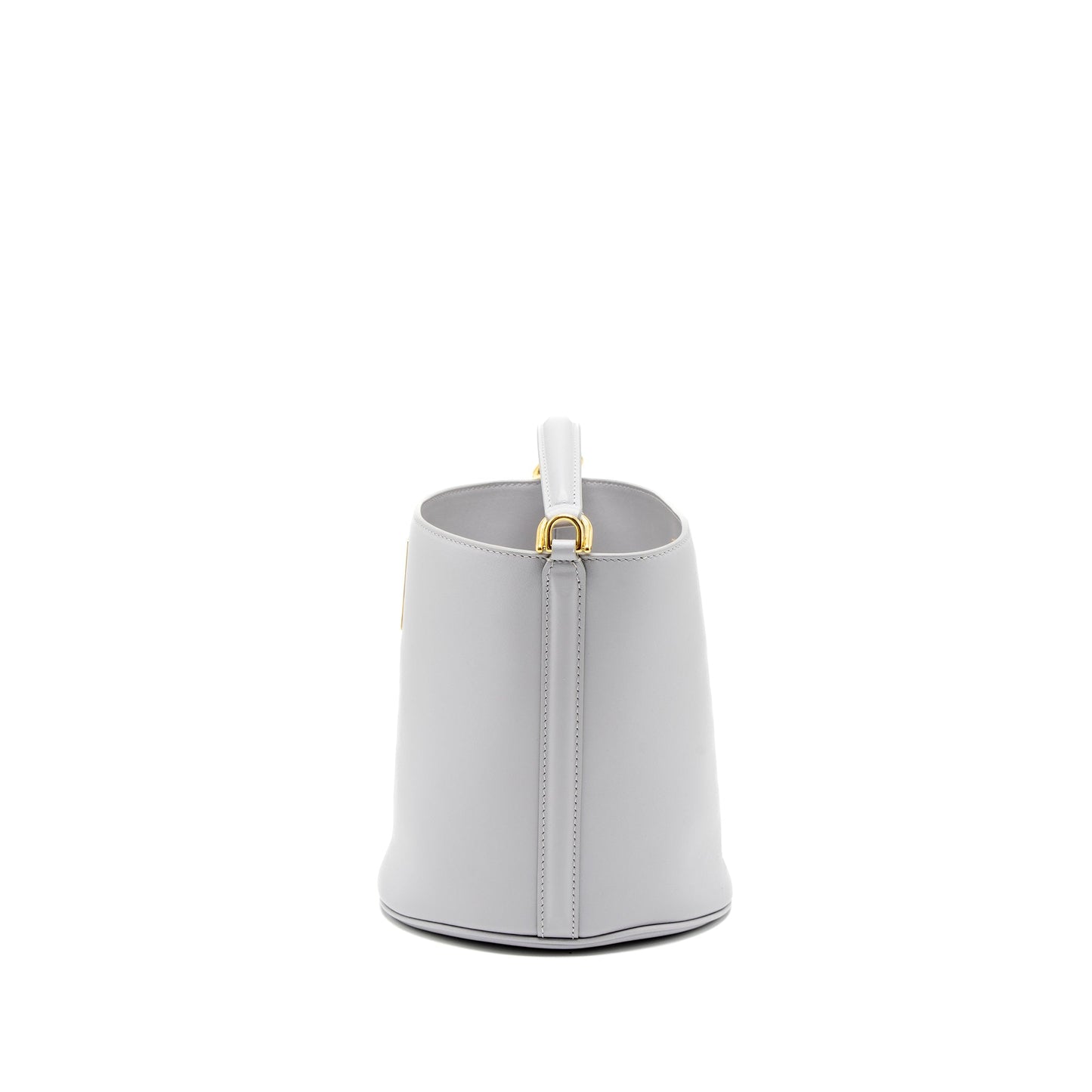 Celine Teen Purse Calfskin Light Grey Handbag Bucket Bucket Bag
