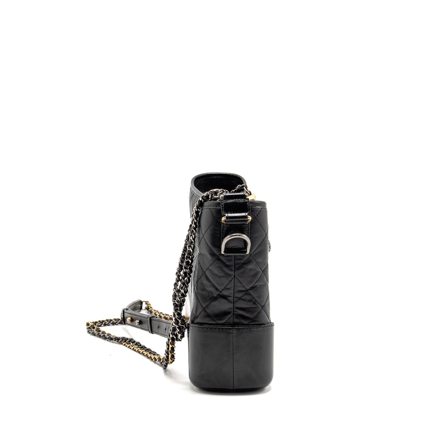 Chanel Gabrielle hobo aged calfskin hardware Multicolour Black Shoulder Bag 8