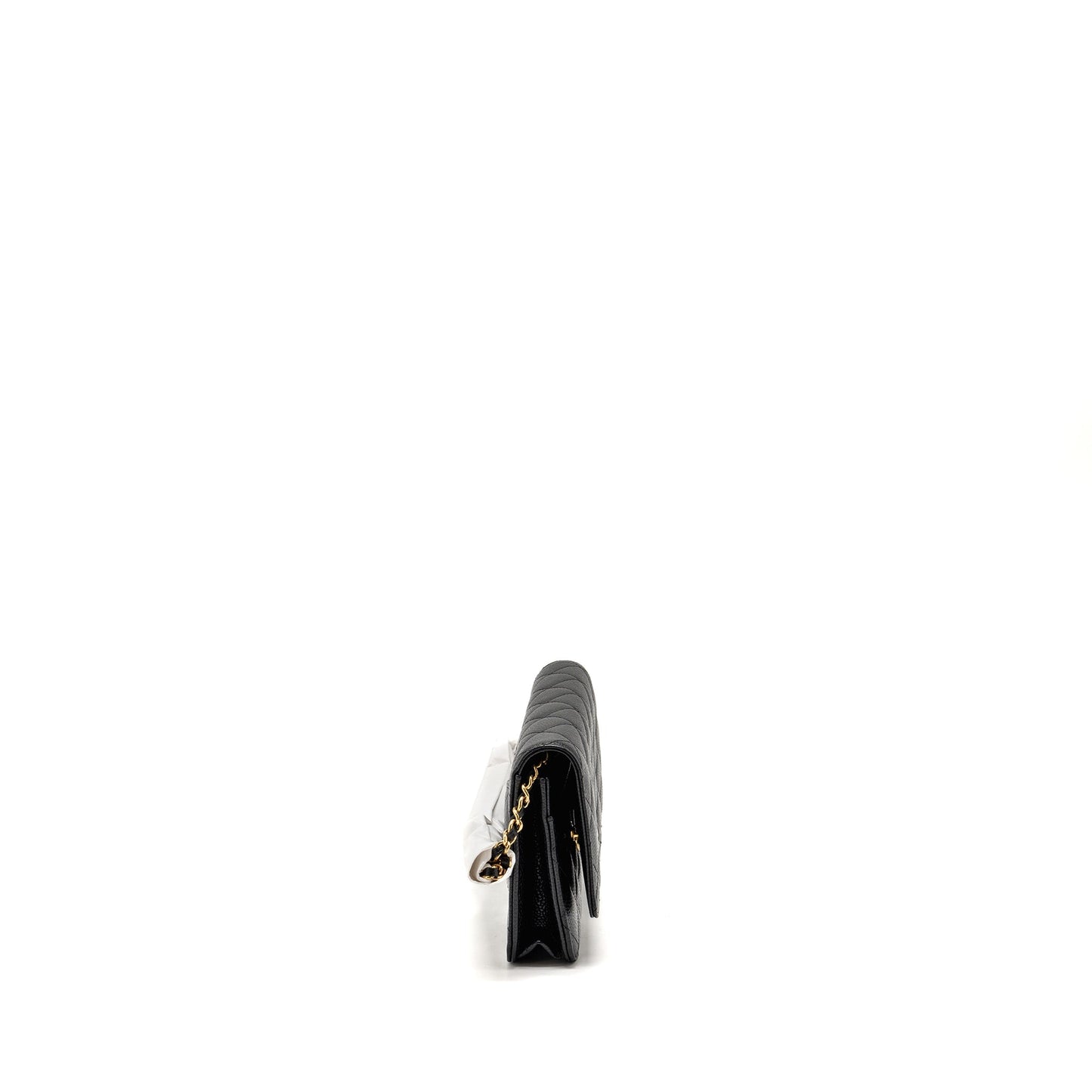 Chanel Classic on caviar GHW microchip Black Wallet Case 26