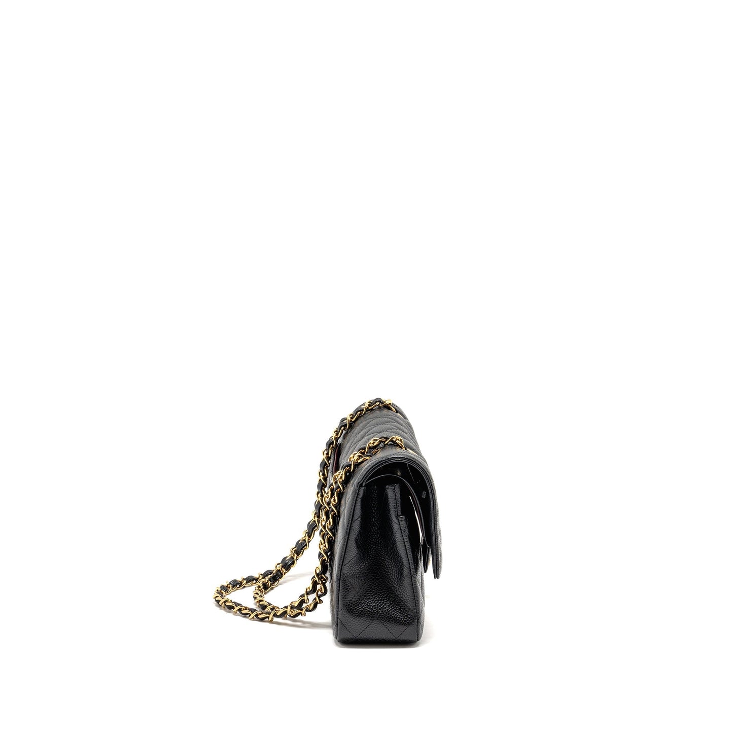 Chanel Classic Double Flap Caviar GHW Black Shoulder Bag Ghw 27