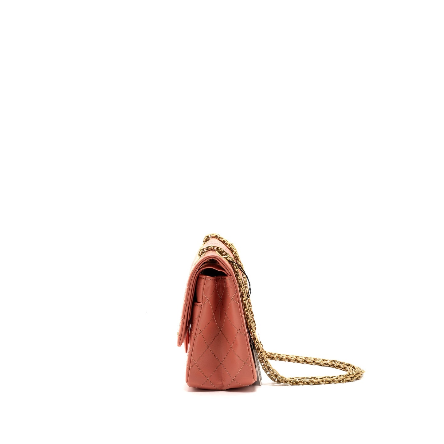 Chanel 2.55 REISSUE FLAP aged calfskin LIGHT Pink Small Shoulder Bag