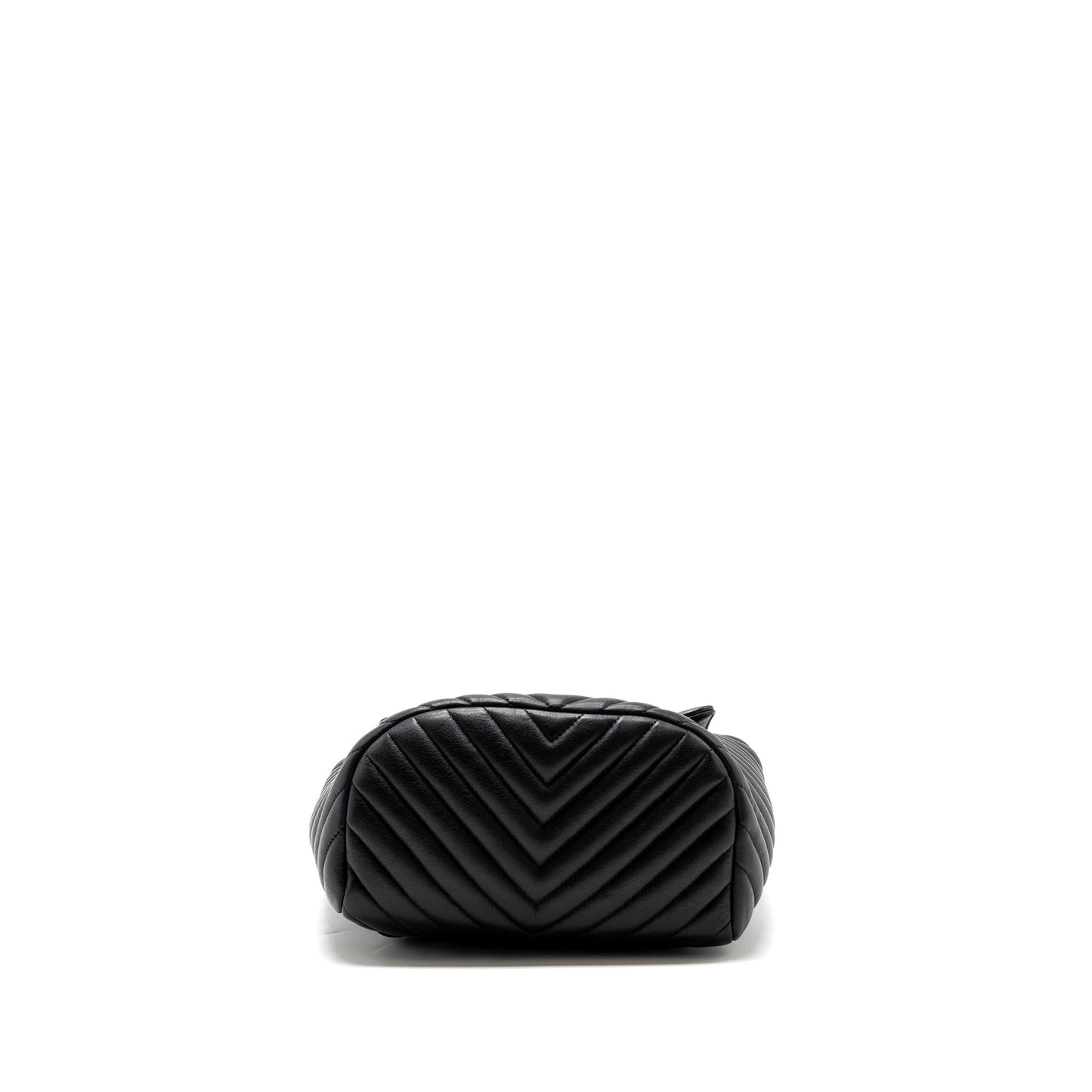 Chanel Urban Spirit Backpack Chevron Calfskin SHW Black Small