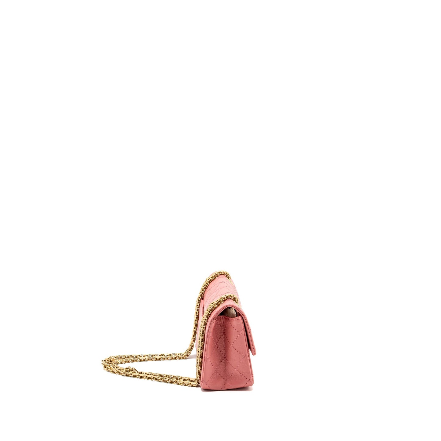 Chanel 2.55 Reissue flap calfskin GHW Pink Shoulder Bag