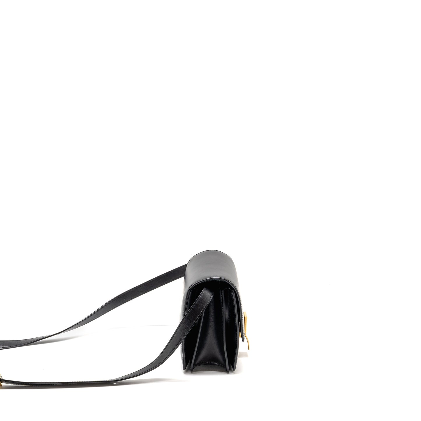 Luxury Classic Box Bag Calfskin Ghw Black Mini Travel Bag