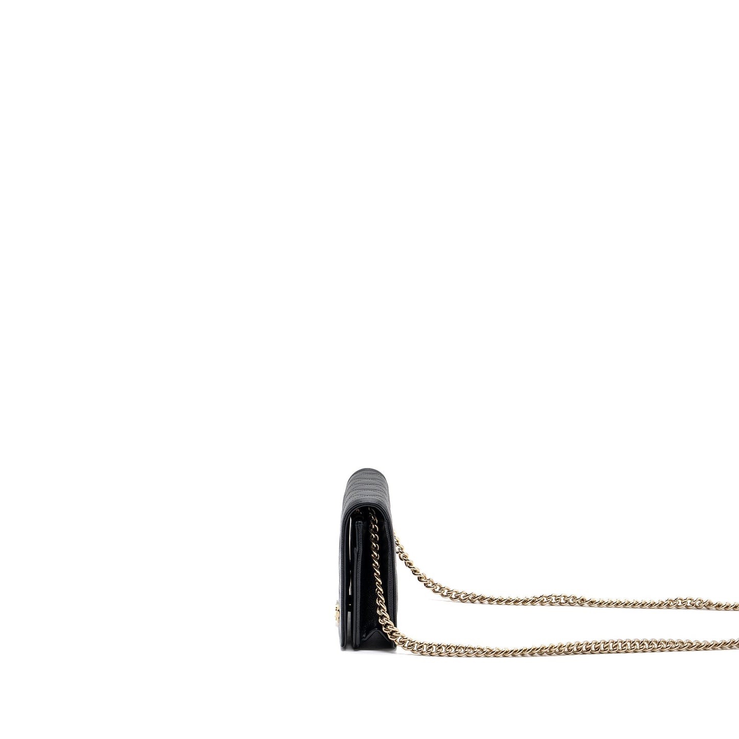 Chanel Boy On Caviar LGHW microchip Black Wallet Case