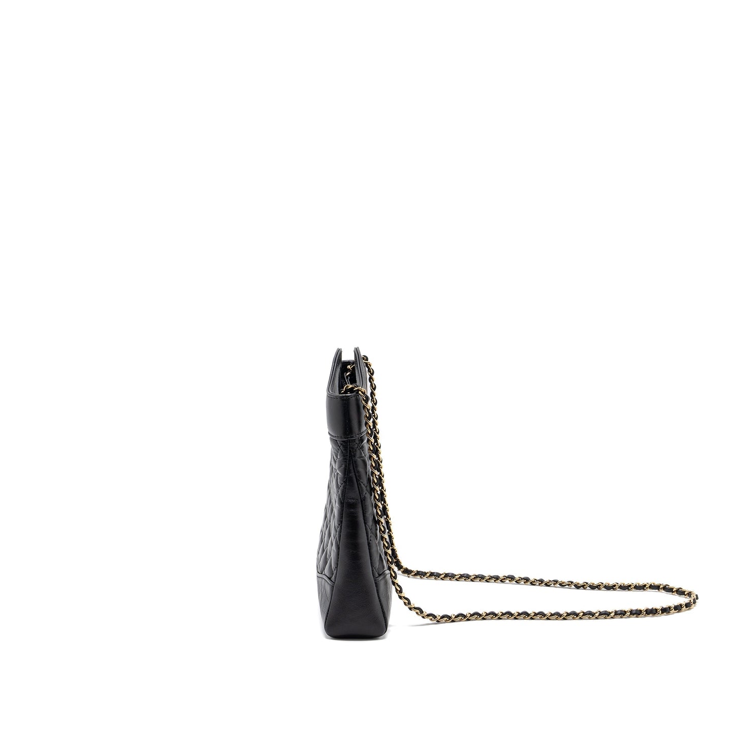 Chanel 23A 31 Calfskin LGHW Microchip Black Mini Bag Black Lghwmicrochip
