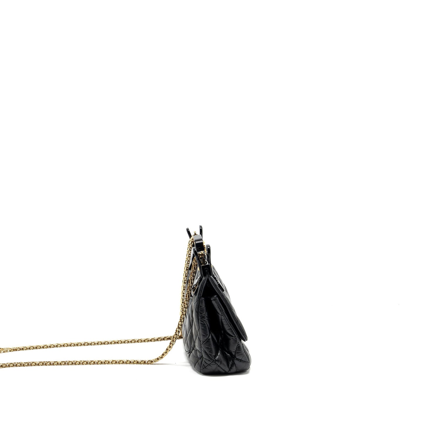 Chanel Hanger Reissue Flap Limited Edition Aged Black Small Shoulder Bag