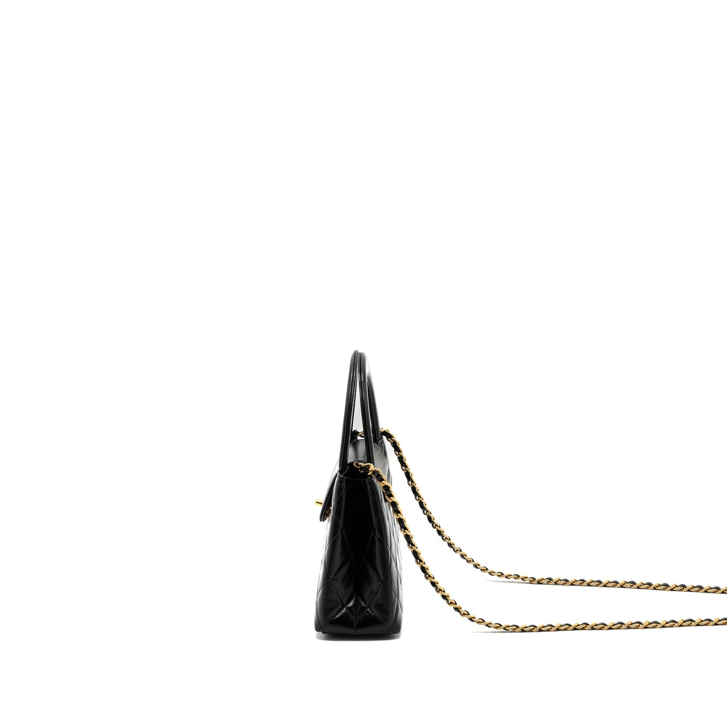 Chanel 23K kelly calfskin GHW microchip Black Handbag