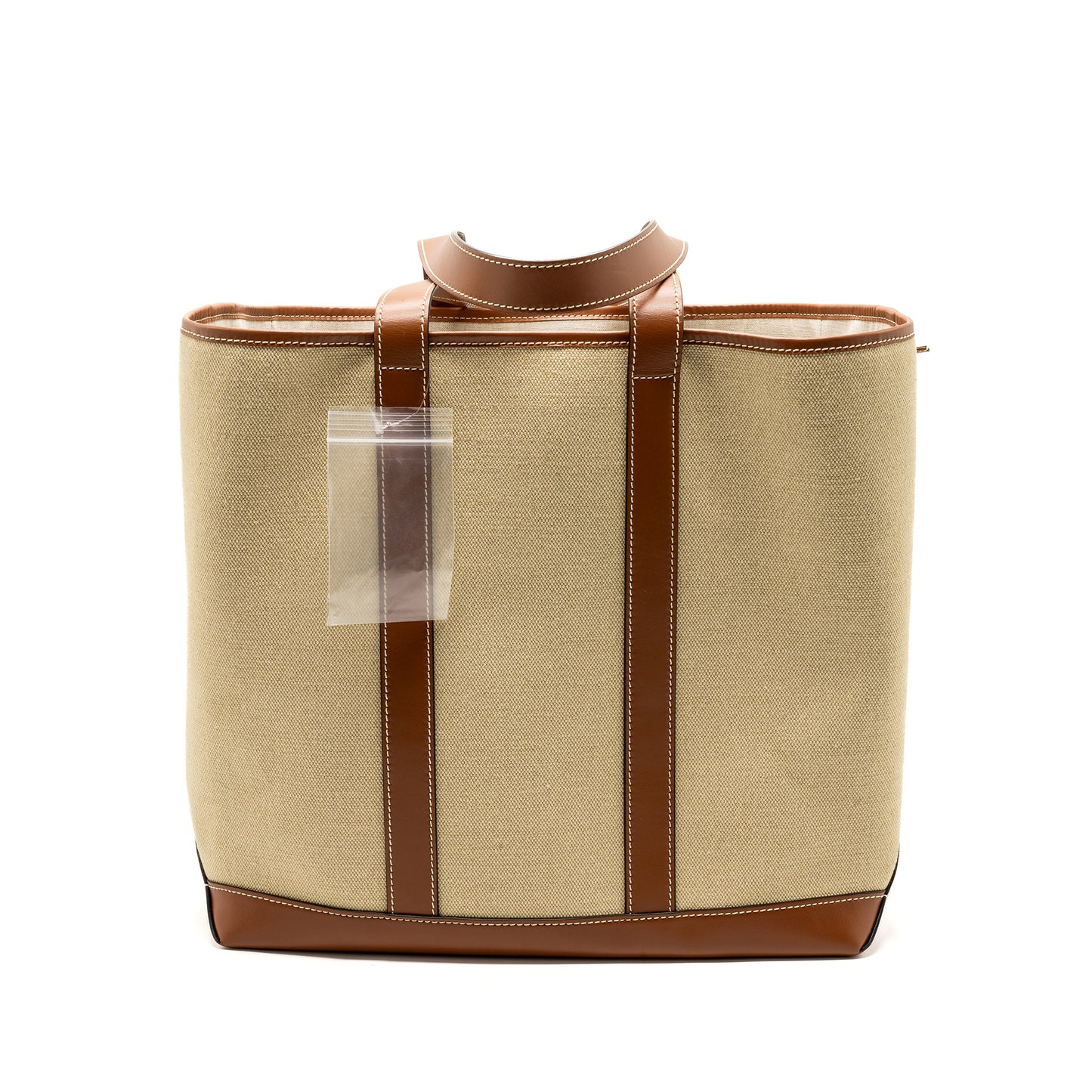 Celine Cabas Marin Calfskin Natural Multicolour Handbag Canvas Tan Travel Bag