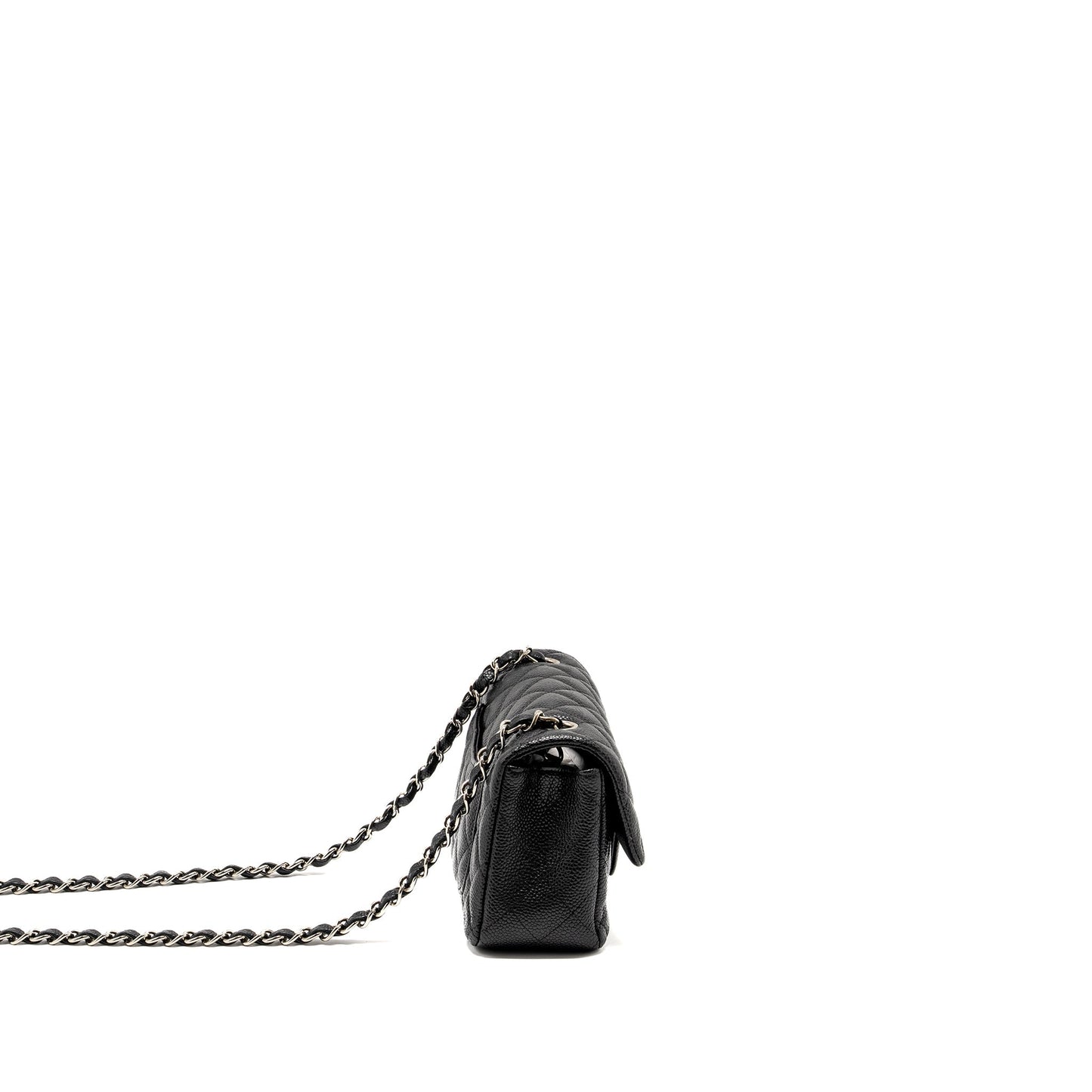 Chanel Rectangular Flap caviar SHW Black Shoulder Bag