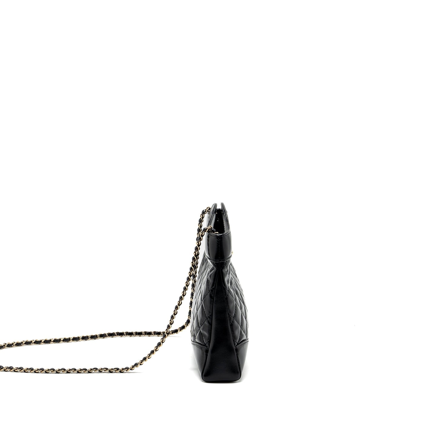 Chanel 24C 31 shiny calfskin LGHW microchip Black Mini Bag Lghw Microchip