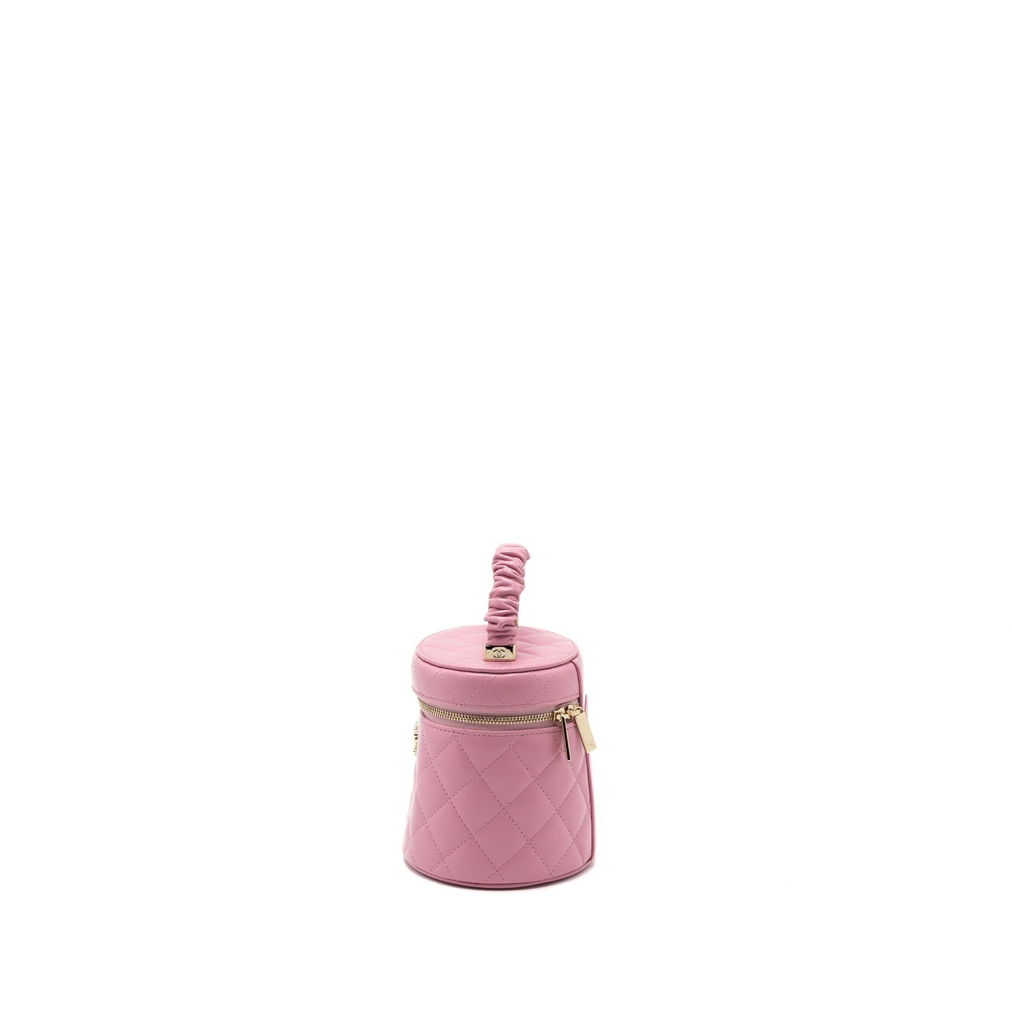 Chanel Top Handle Vanity Lambskin LGHW Pink Handbag