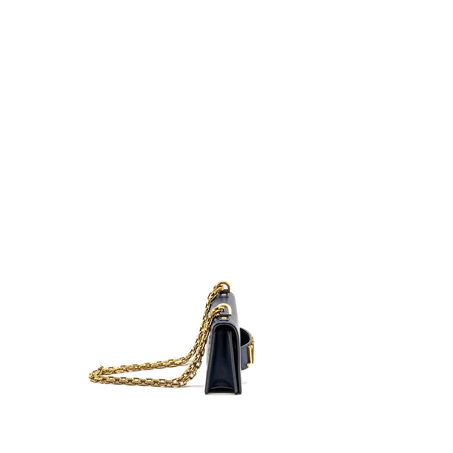 Dior Jâ Flap Purse Calfskin Navy Handbag Blue Mini Travel Bag
