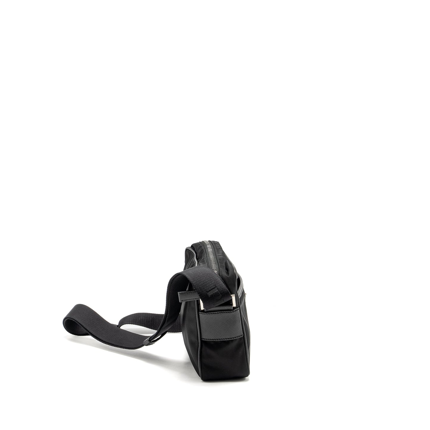 Prada Re Purse Handbag Nylon Black Travel Bag