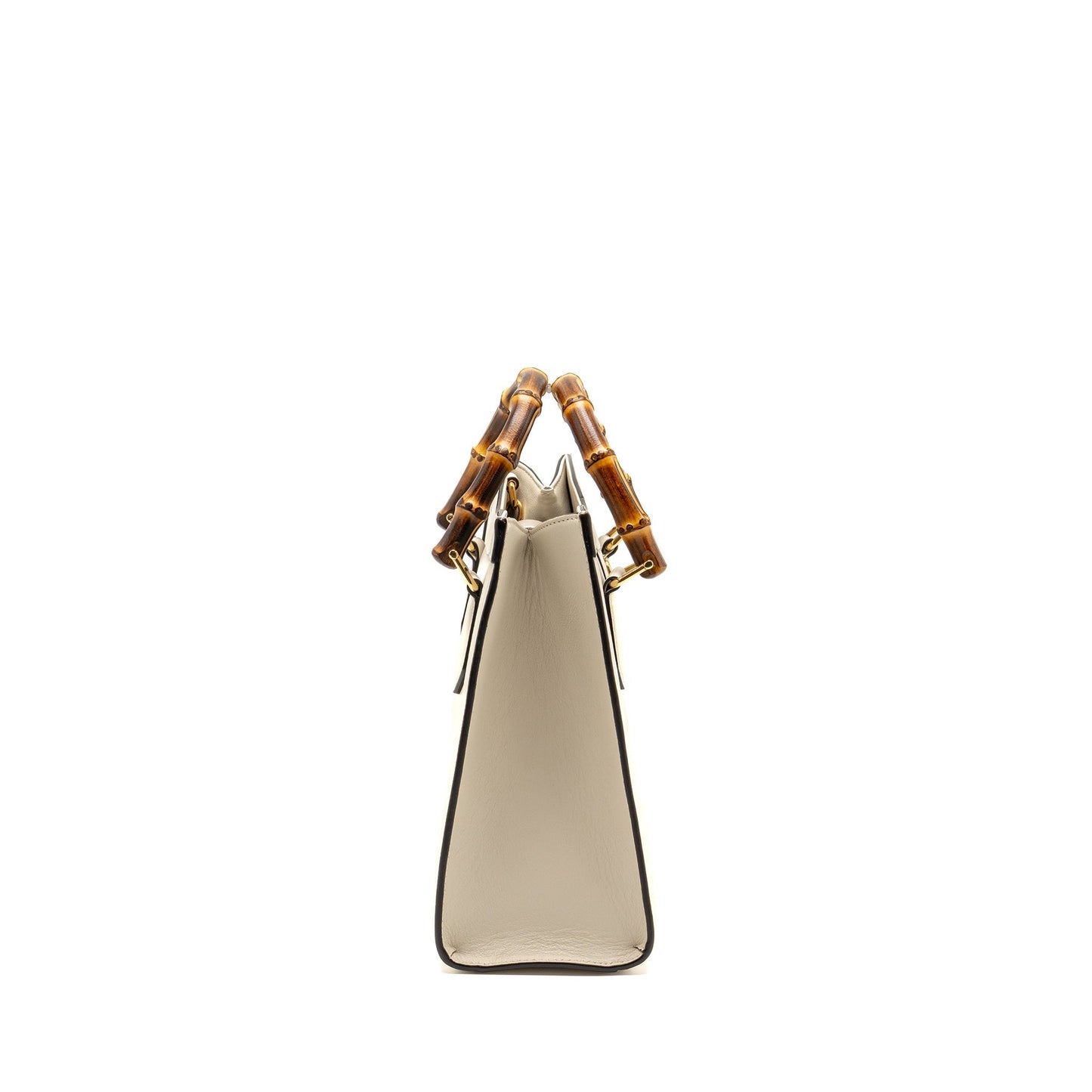 Gucci Diana Tote Bag Calfskin White Small