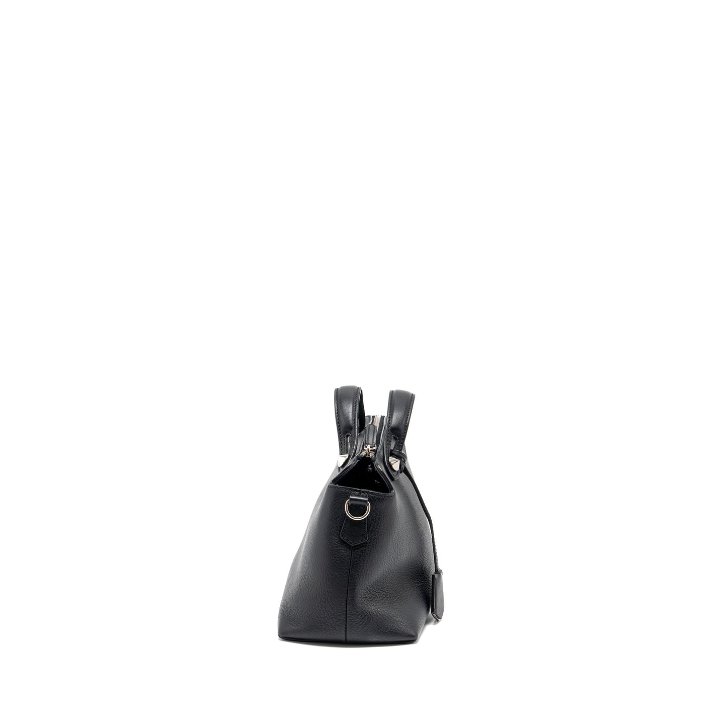 Fendi By The Way Calfskin Handbag Black Travel Bag