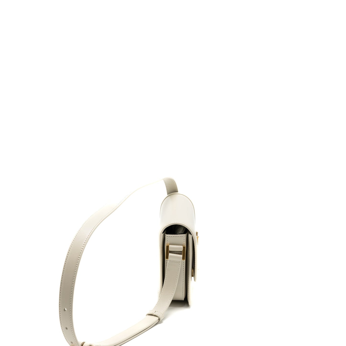 YSL Saint Laurent Saint Laurent Solferino Satchel Crossbody Purse White Small Crossbody Bag