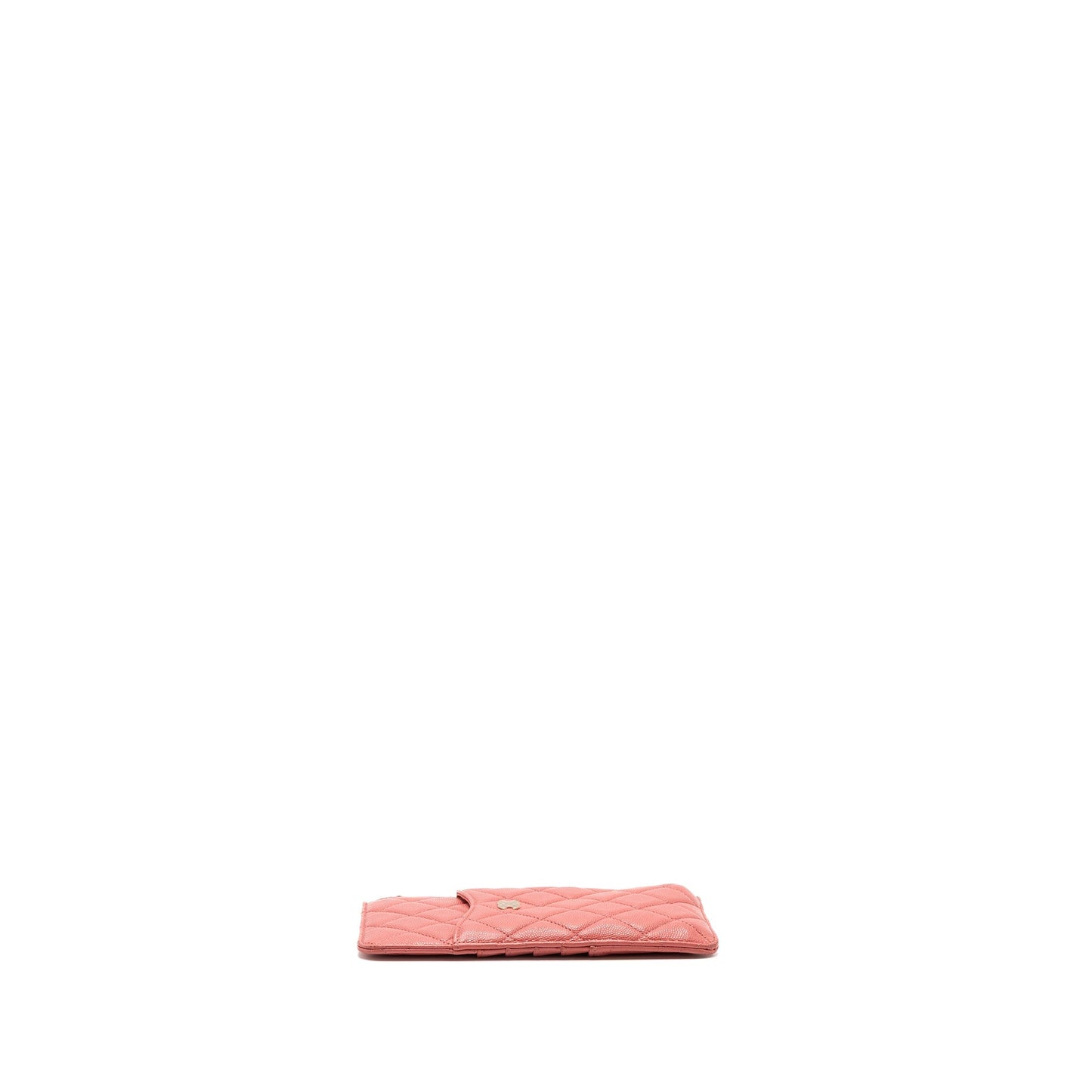 Chanel Phone Card Holder Caviar LGHW Pink Wallet Case