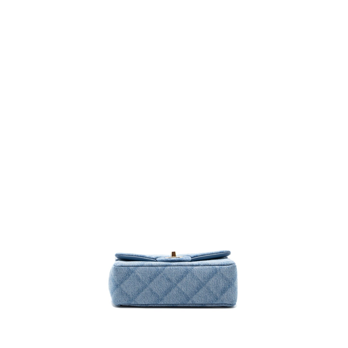 Chanel 22B Rectangular Flap Denim Light LGHW Blue Shoulder Bag