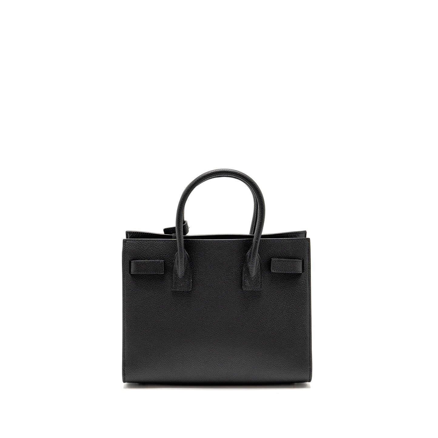 YSL Saint Laurent Saint Laurent Sac De Jour Grained Calfskin Black Travel Bag