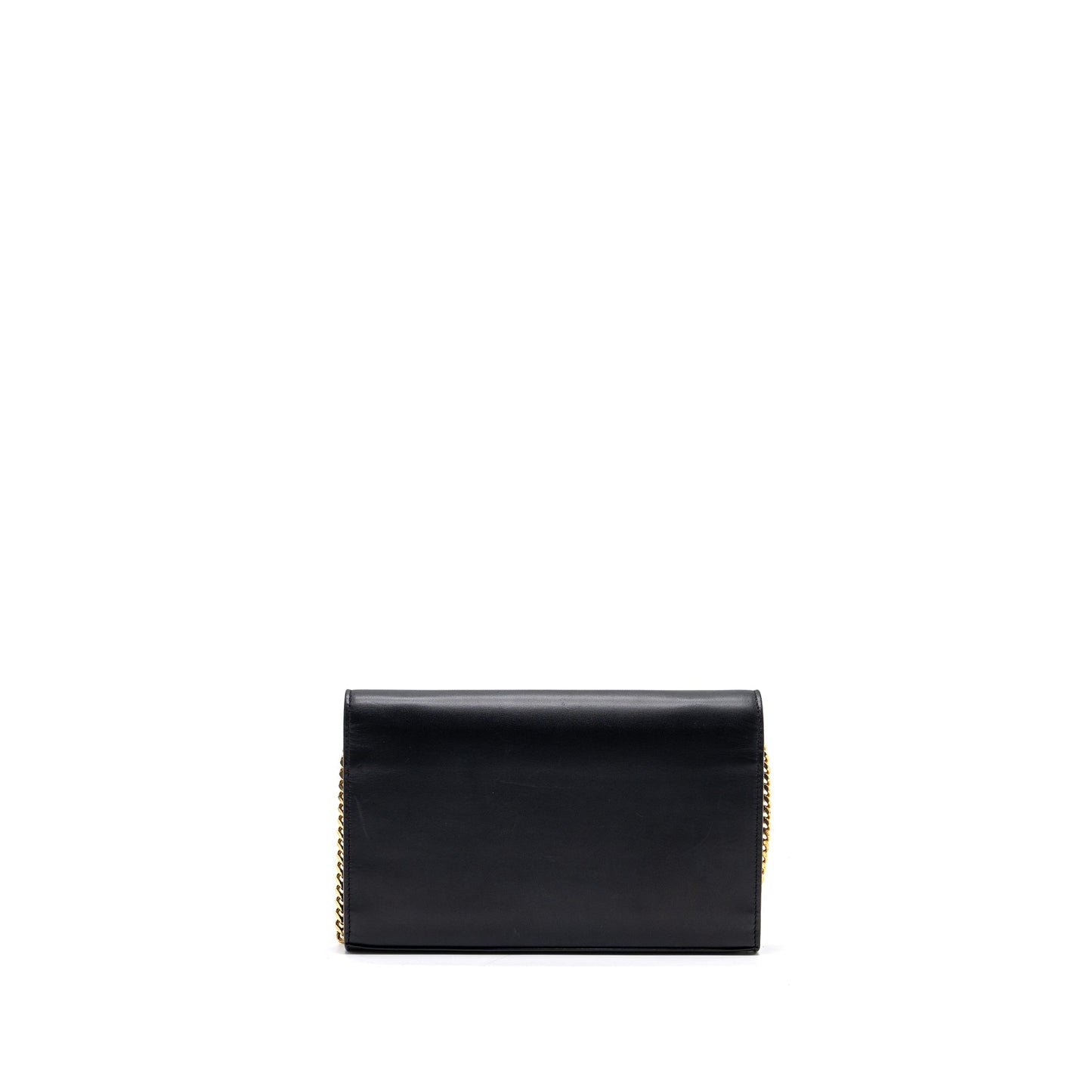 YSL Saint Laurent Saint Laurent Purse Lambskin Travel Bag Black Chain