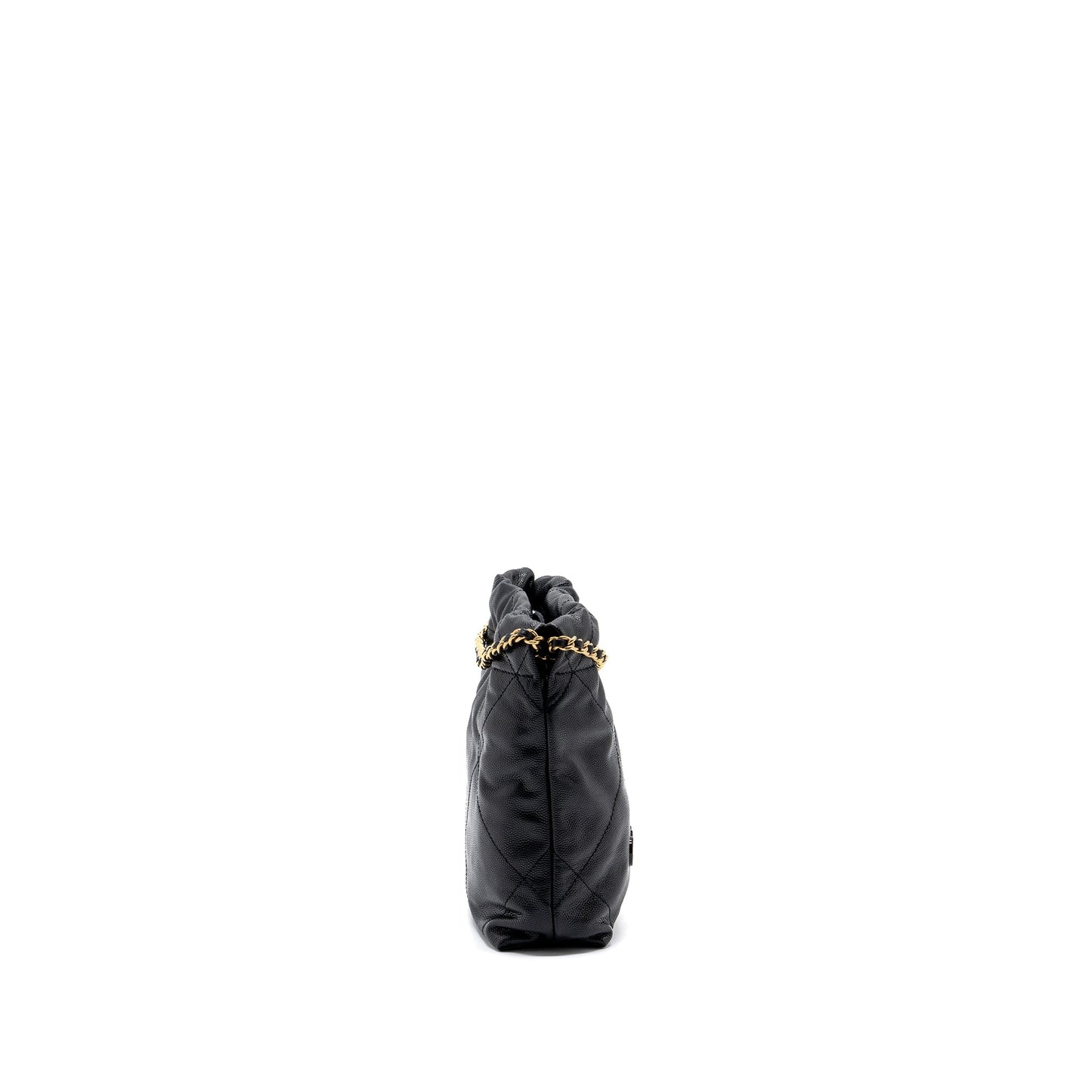 Chanel 22 caviar GHW microchip Black Mini Bag
