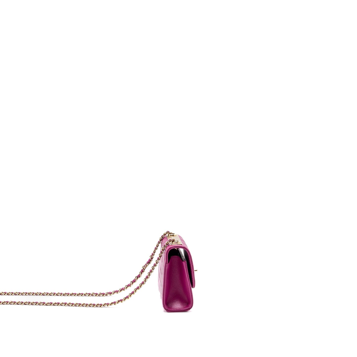 Chanel Trendy CC Lambskin LGHW Pink Clutch Bag
