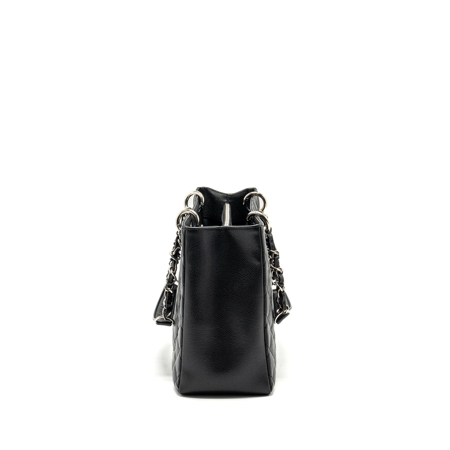 Chanel Grand Shopping Caviar SHW Black Tote Bag 6