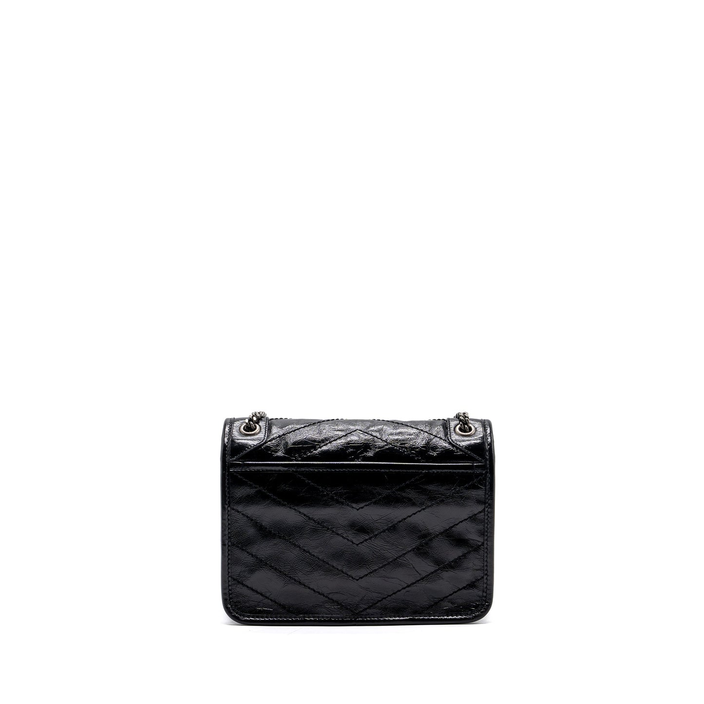 YSL Saint Laurent Saint Laurent Niki Baby Calfskin Travel Bag Black