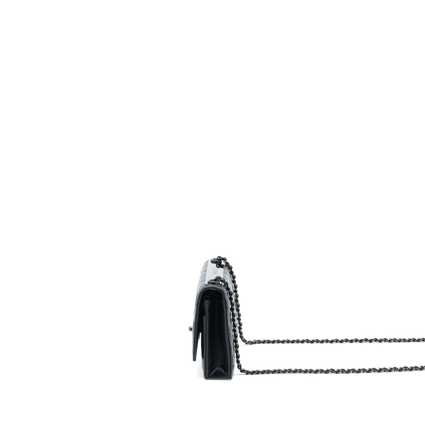Chanel Trendy CC on Lambskin So Hardware Black Wallet Case