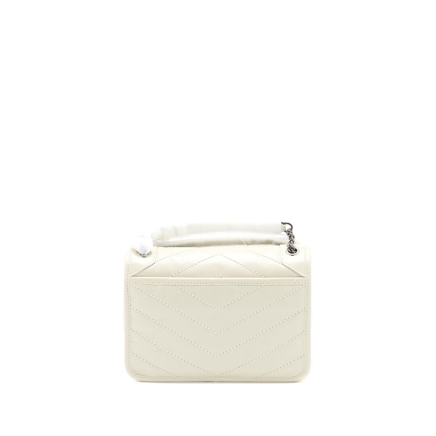 YSL Saint Laurent Saint Laurent Niki Baby Purse In Crinkled Chain Travel Bag