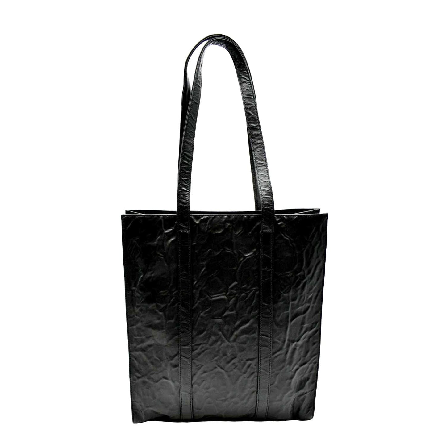 Antique Nappa Tote Handbag Leather Black Tote Bag