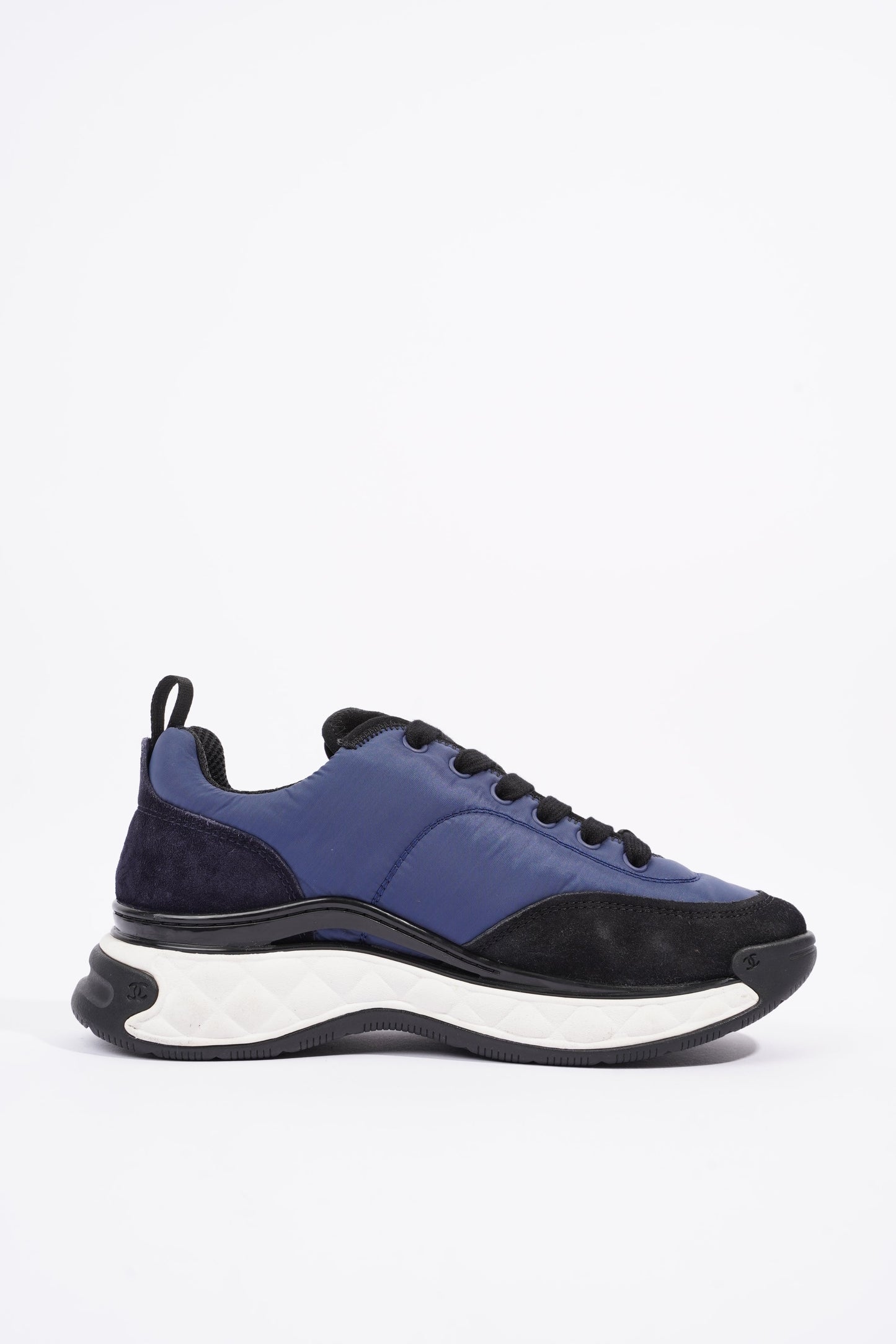 Chanel CC Logo Navy Black EU 37 UK 4