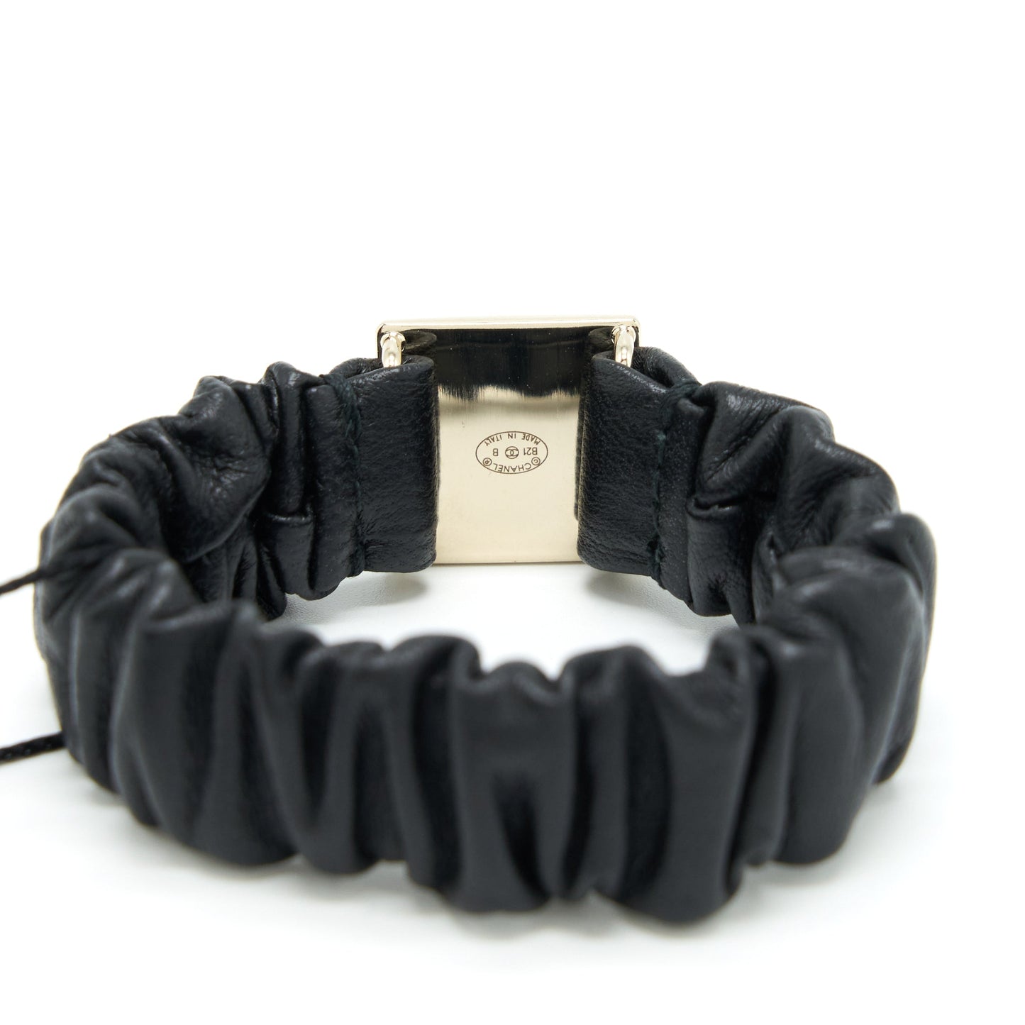 Chanel Square CC Hair Band LGHW Black Handbag