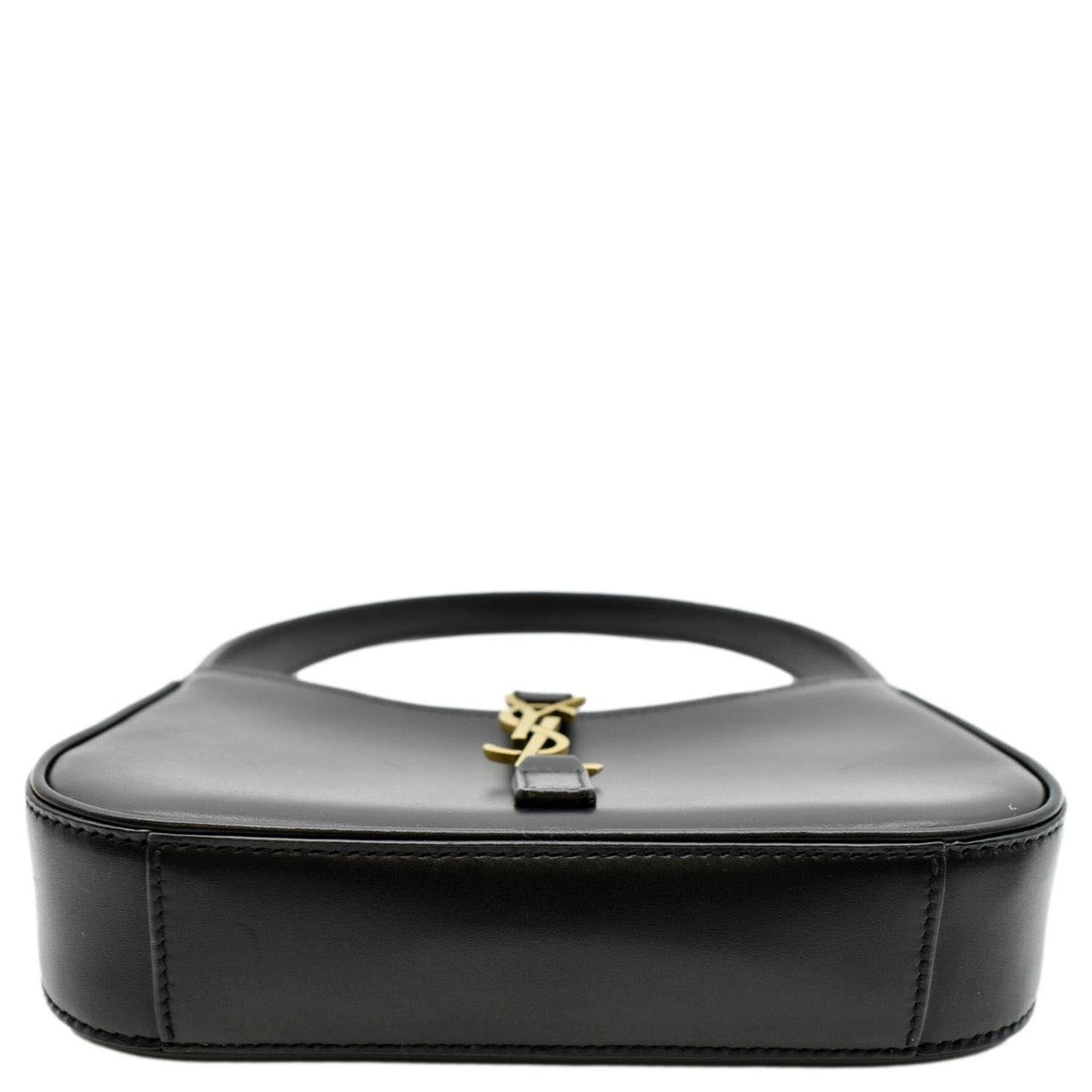 YSL Saint Laurent Yves Le Satchel Bag Leather Black Mini