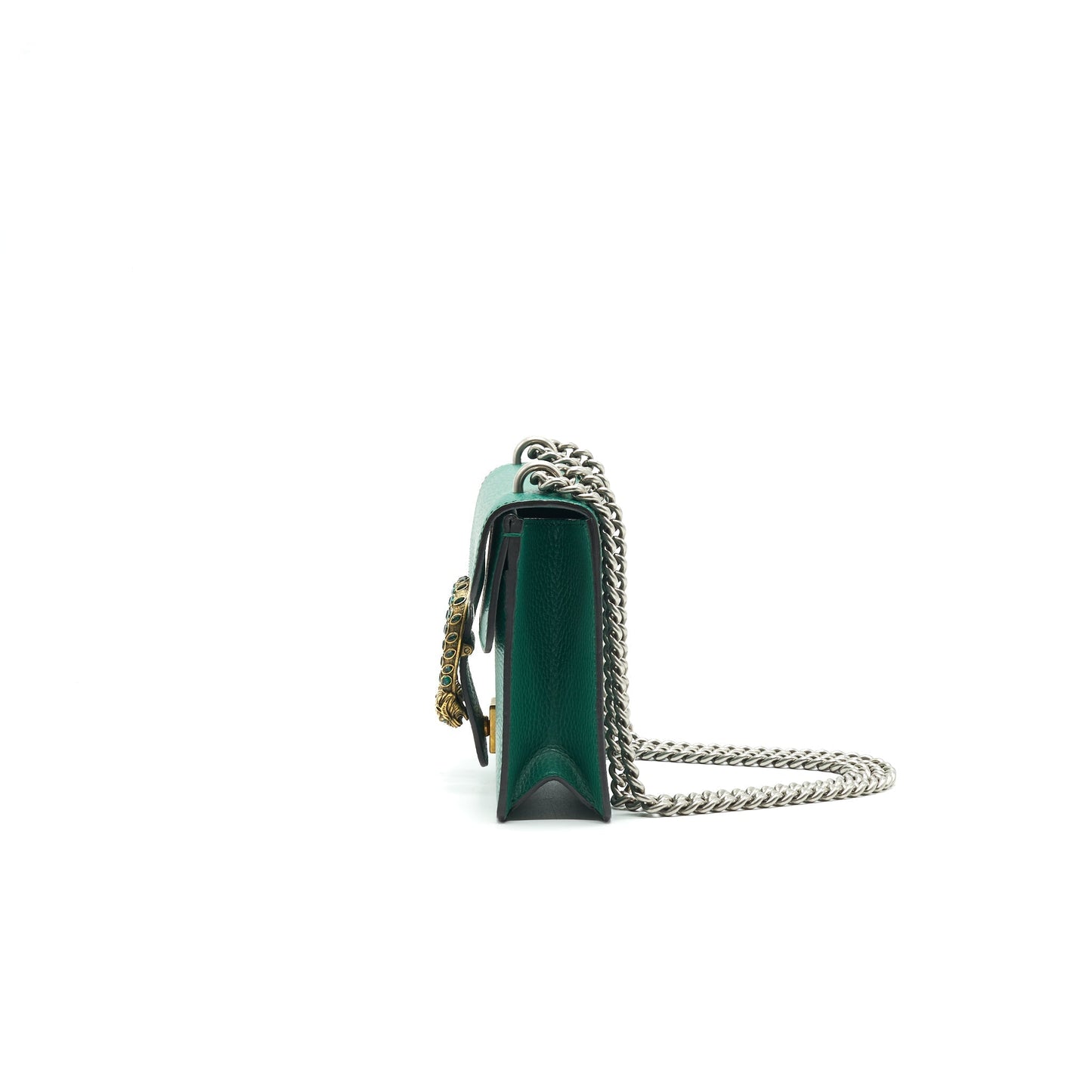 Gucci Gucci Dionysus Mini Leather Bag Green 1 Travel Bag