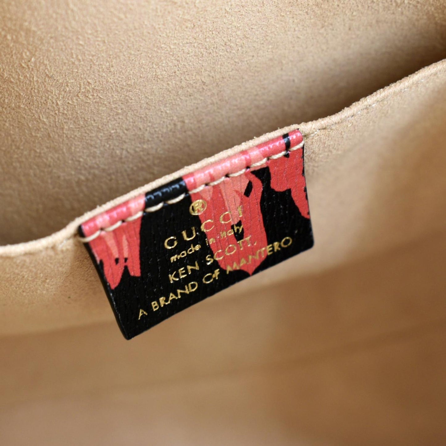 GUCCI Mini Horsebit 1955 Leather Crossbody Bag Multicolor 640716