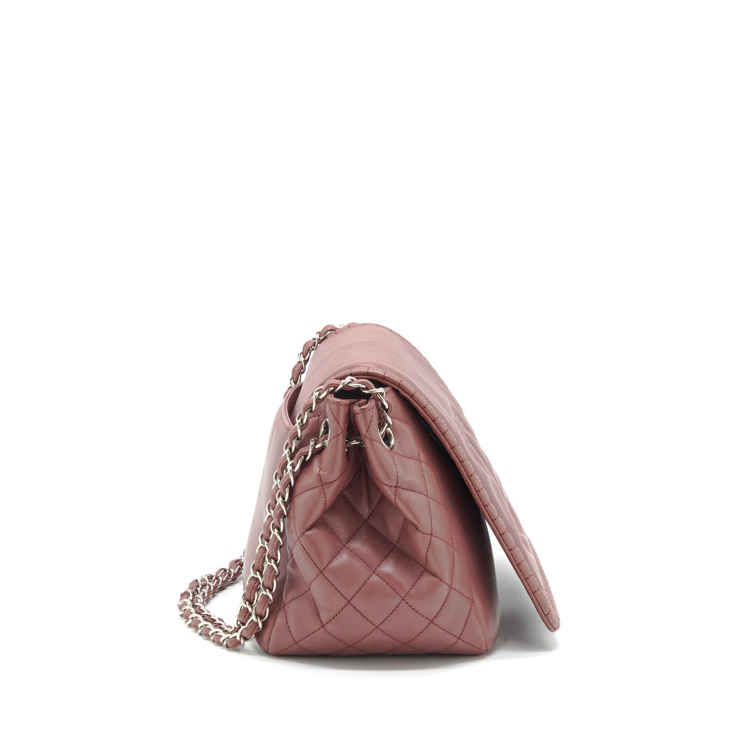 Chanel Flap SHW Brown Tote Bag