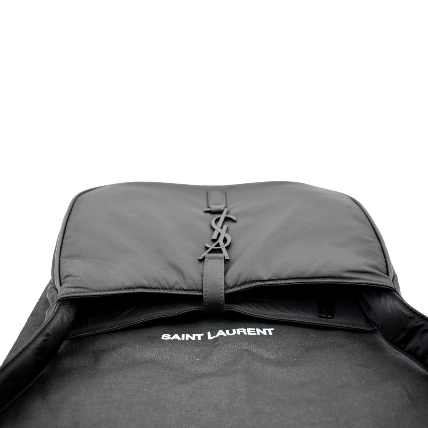 YSL Saint Laurent Yves Le Re Crossbody Bag Nylon Black